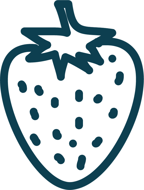 Pixel Doodle Erdbeere