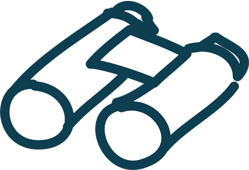 Pixel Doodle Fernglas