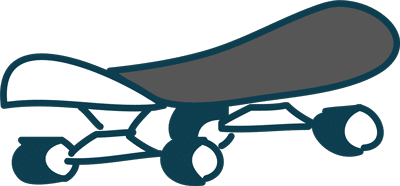 Pixel Doodle Skateboard