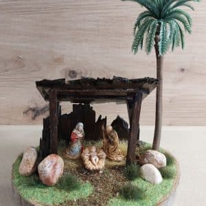 handgemachte Weihnachtskrippe